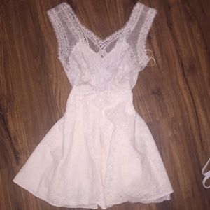 Antique ivory FREE PEOPLE lace dress
